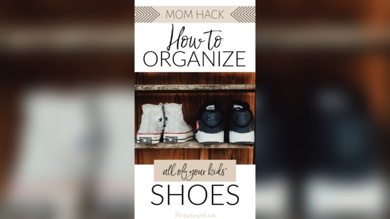 How to Organize Toddler Shoes