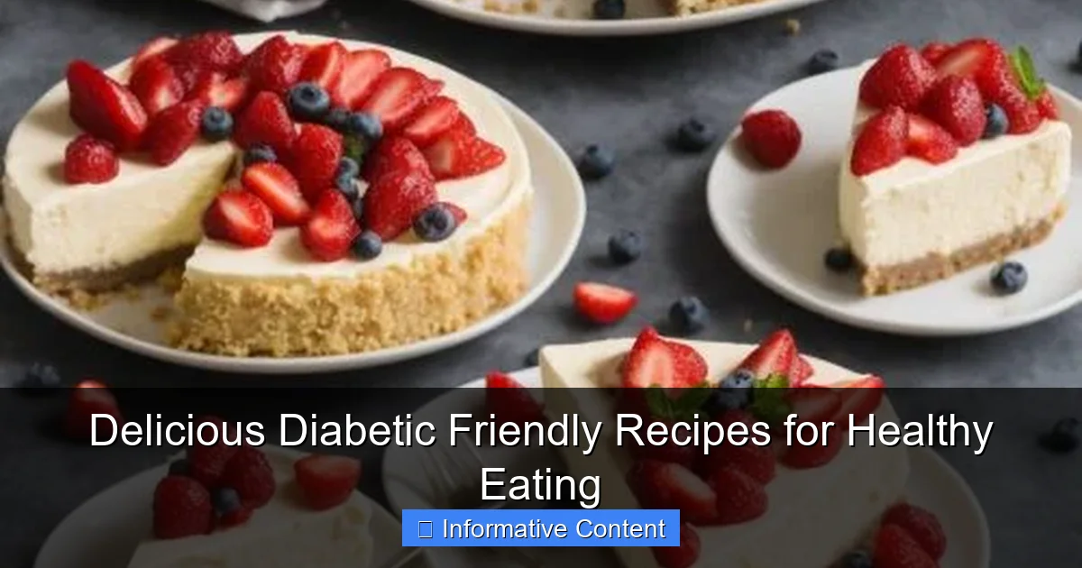 Delicious Diabetic Friendly Recipes for Healthy Eating