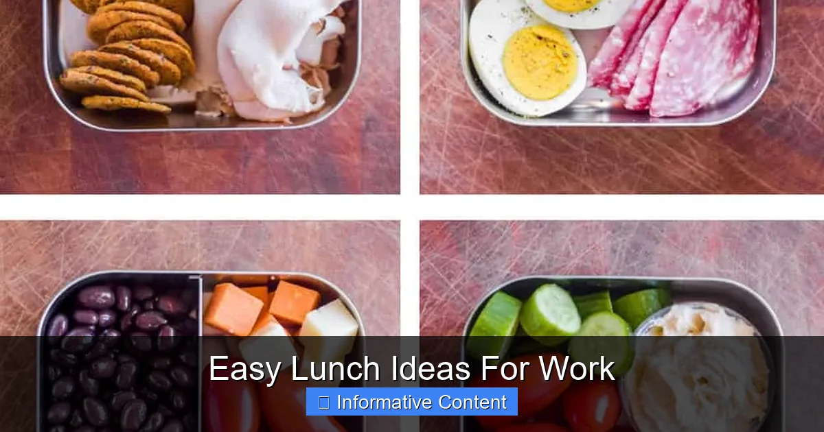 Easy Lunch Ideas For Work